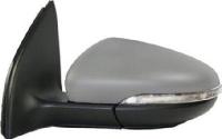 VW Eos [2009 on] Complete Electric Wing Mirror Unit & Primed Cap